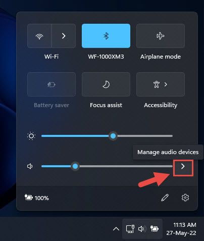 Manage audio devices