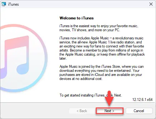 itunes install 1