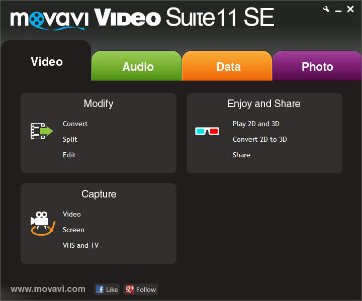 Movavi video suite