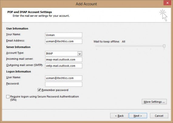 email setup for outlook 2013 email setup for outlook 2013