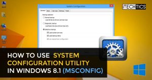 How To Use System Configuration Utility in Windows 8.1 (msconfig)