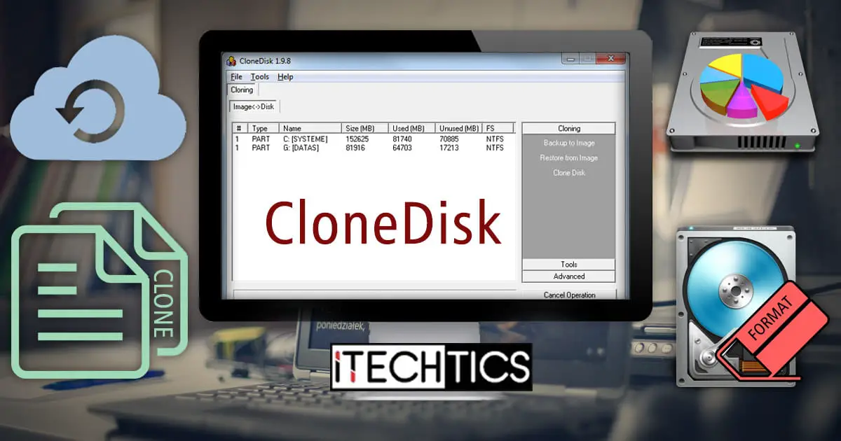 CloneDisk Backup Clone Format Or Partition Your Hard Drive Easily