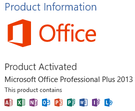 microsoft office products list