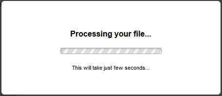 Processing the file