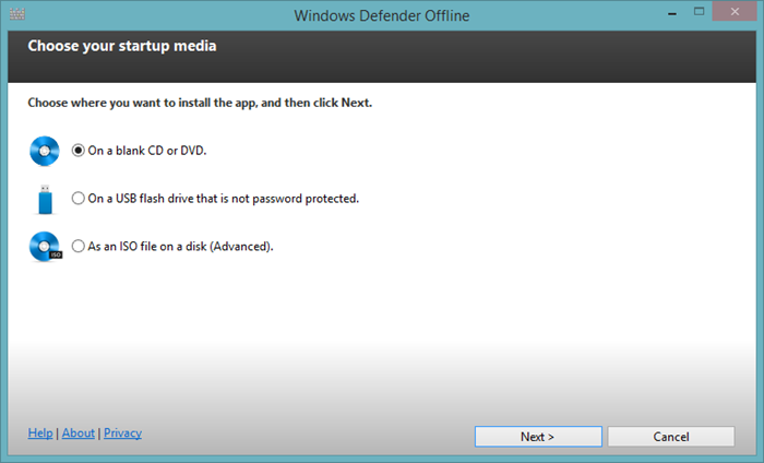 Windows Defender Offline