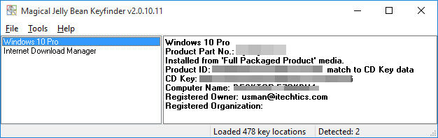 find my windows 10 product key jelly bean