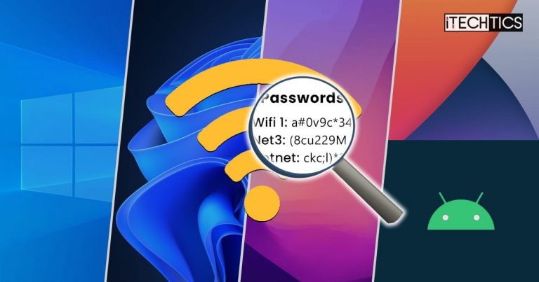 Find WiFi Passwords Windows 10 11 Android MacOS iPhone