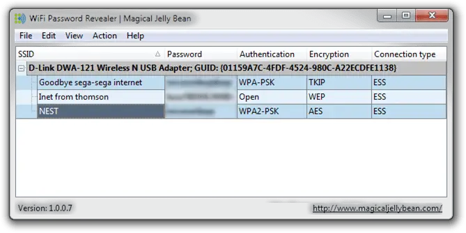 retrieve saved wifi password windows 10