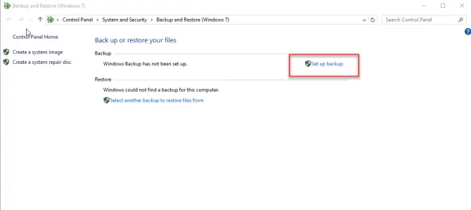6 Free Tools To Backup Data in Windows 10 Including Windows File History Tool 4 4