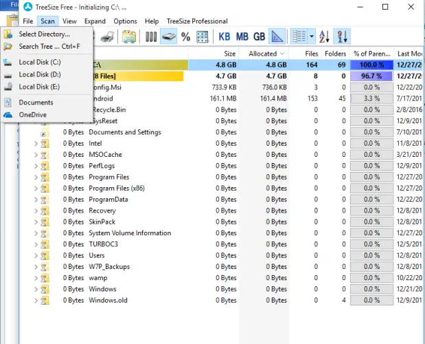 How to show Folder size in Windows Explorer 3