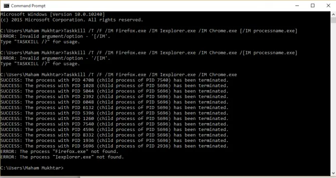 6 Ways to Terminate Multiple Processes at Once In Windows 10 6 Ways to Terminate Multiple Processes at Once In Windows 10