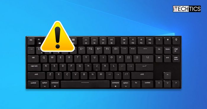 Keyboard Not Working Properly After Update from Microsoft Windows 10