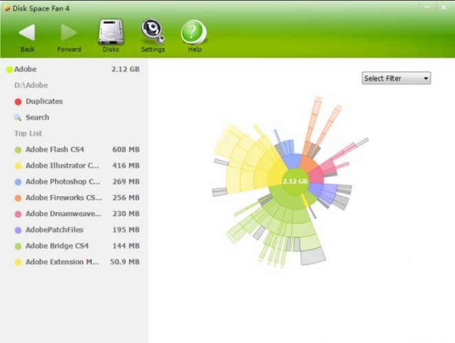 15 Tools to Visualize the File System Usage on Windows 13