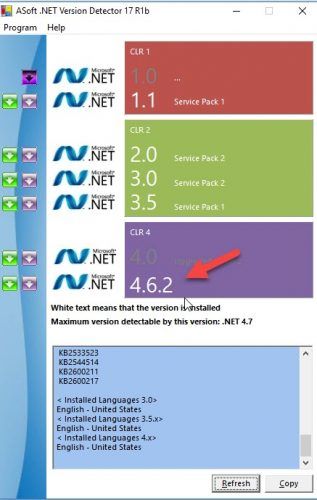 Download .NET Version Detector With .NET Framework 4.7 Support 2