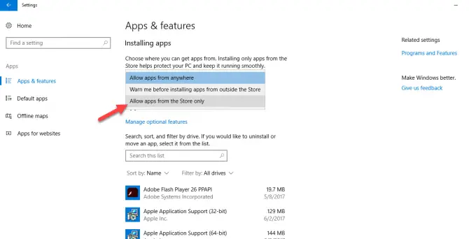 Stop Third-Party Apps And Programs From Installing In Windows 10 (2 Ways) 7