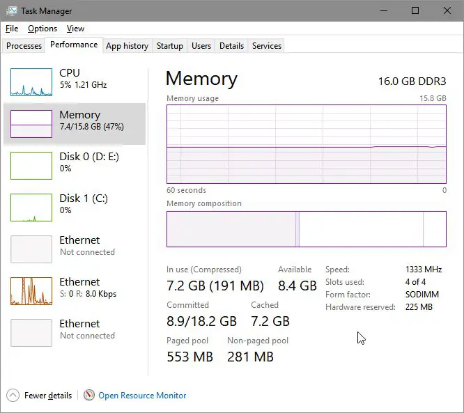 How To Check Ram Details In Windows 10