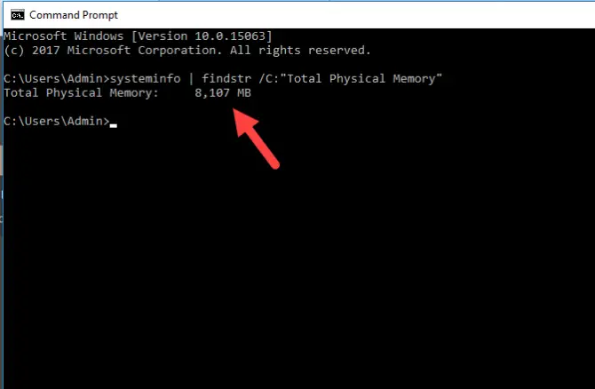 How To Check RAM Details In Windows 10 4