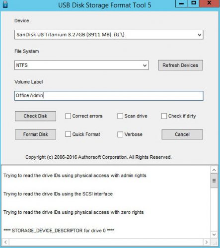 free external hard drive formatting tool