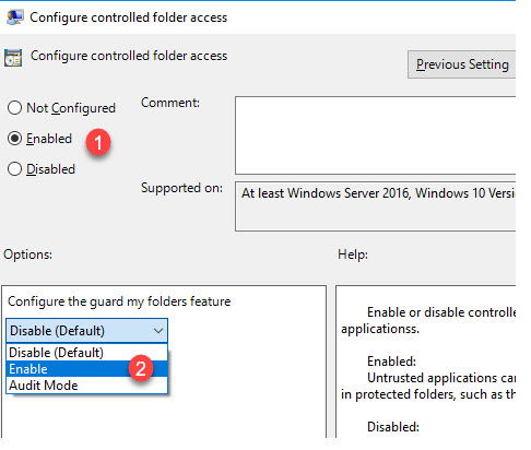 3 Ways To Enable And Use Controlled Folder Access In Windows 10 For Sensitive Data 3