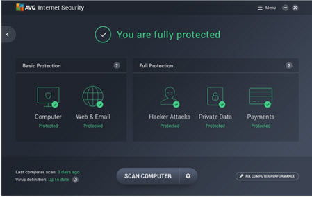 Download AVG 2019 Free Antivirus + Internet Security + Ultimate 6