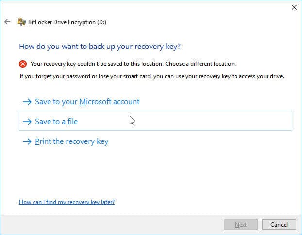 How To Password Protect A USB Drive Using BitLocker 4 backup recovery key