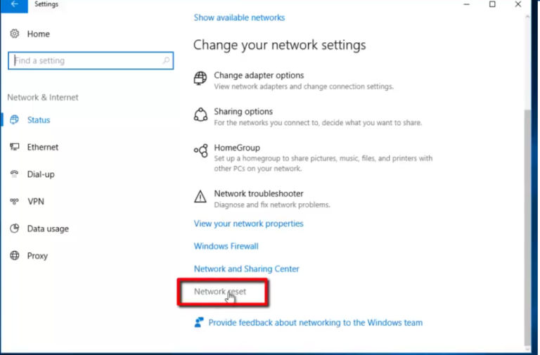 How To Reset Network Settings In Windows 10 9