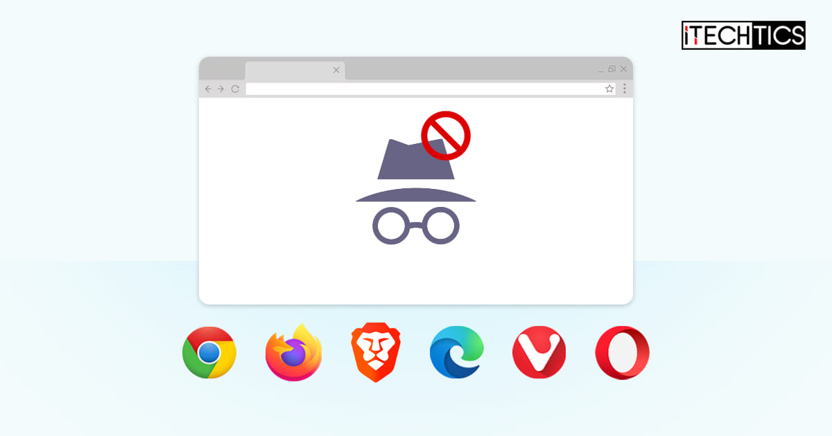 Enable disable Private mode in different browsers