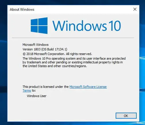 download windows 10 update 1803