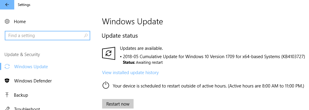 download windows 10 version 1709 update