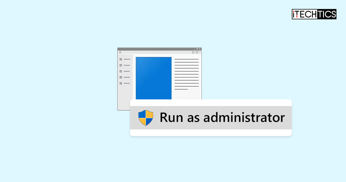 Run program as Admin