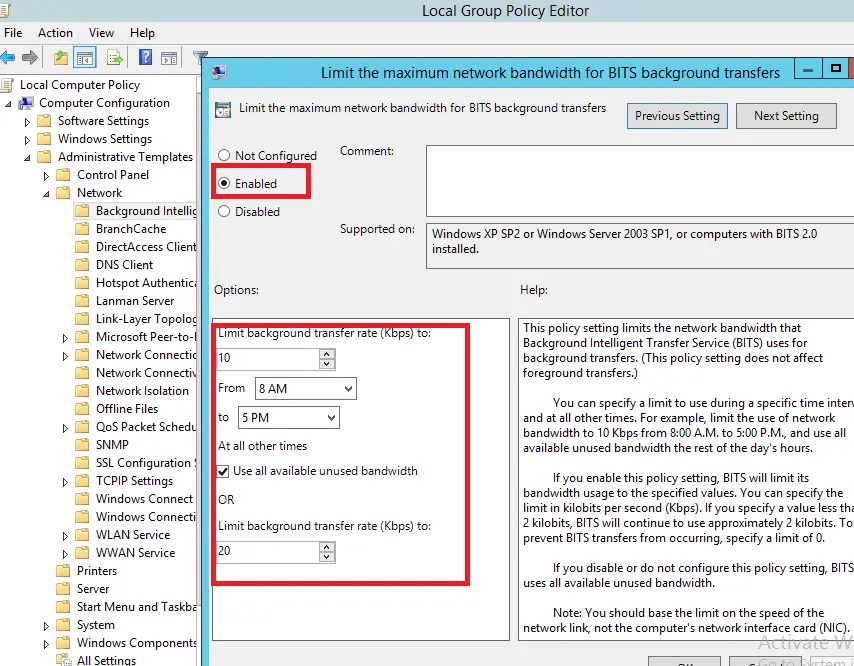 How To Limit Windows Update Bandwidth Usage During Specific Hours 4