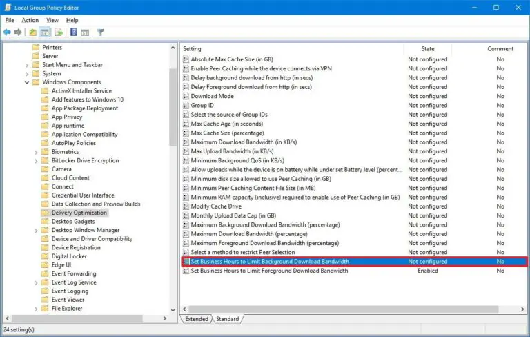 How To Limit Windows Update Bandwidth Usage During Specific Hours 9