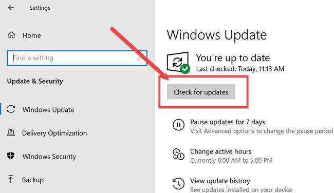 How To Run Windows Update From Command Line 4 Check for updates