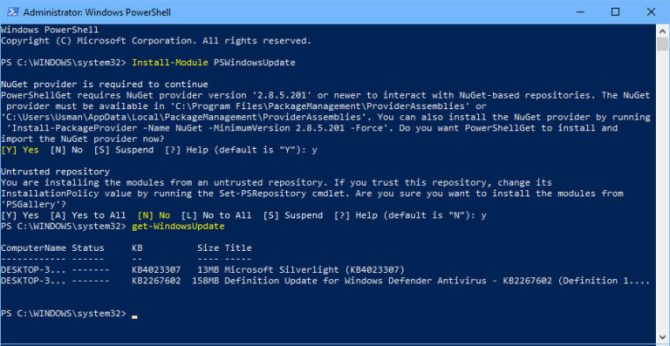 How To Run Windows Update From Command Line 2 Get WindowsUpdate