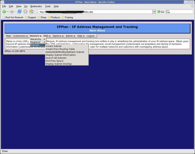 Planning and managing the network with IP Plan