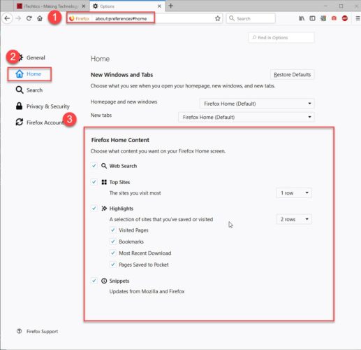 New tab customization in Firefox 62 New tab customization in Firefox 62
