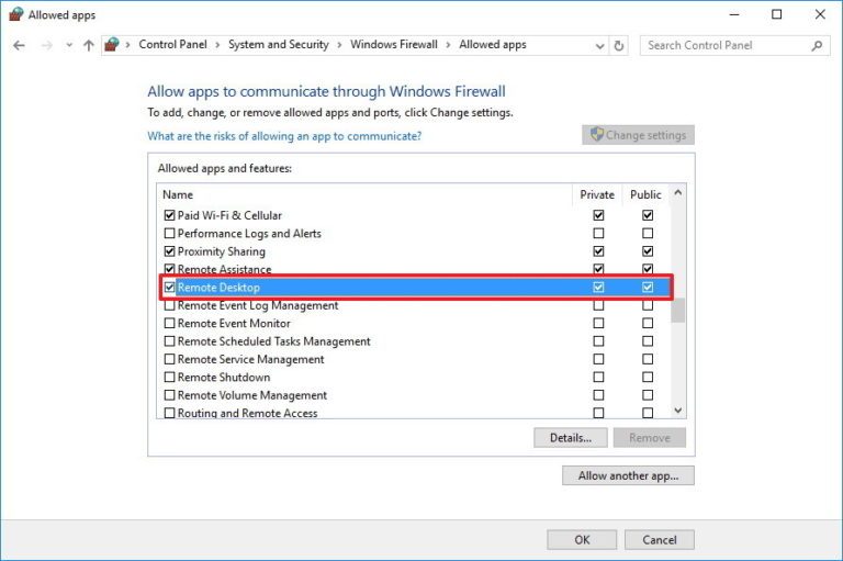 reinstall remote desktop connection windows 10