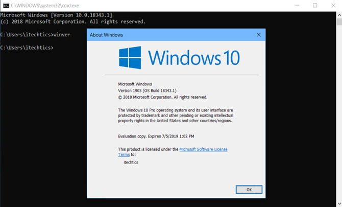 Windows 10 May 2019 Update 1903 Release Date And New Features