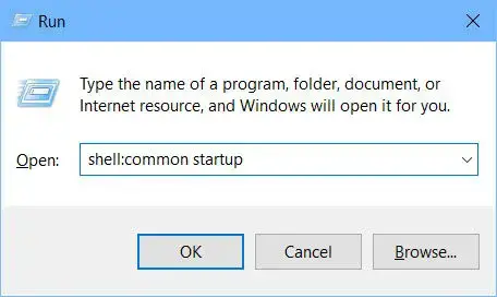 Fix Keyboard Not Working on MS Edge, Start Menu, Cortana, Lock Screen and Skype 4 open common startup folder in Windows