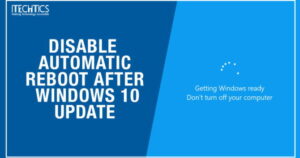 Disable system restart after Windows Updates installation