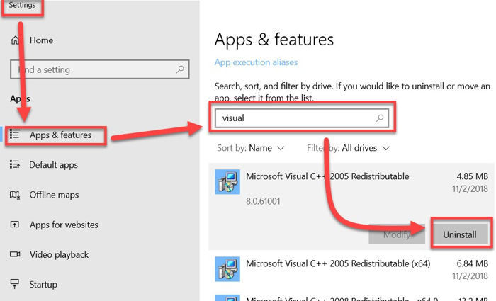 Download Microsoft Visual C++ Redistributable (All Versions)