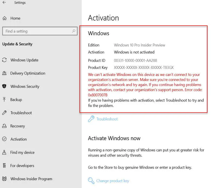 Windows 10 nu este activat