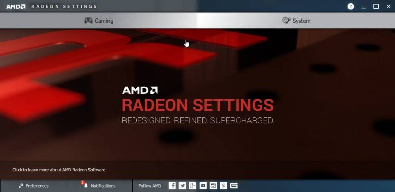 AMD Radeon Settings