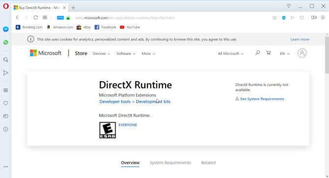 Buy DirectX Runtime from Microsoft Store