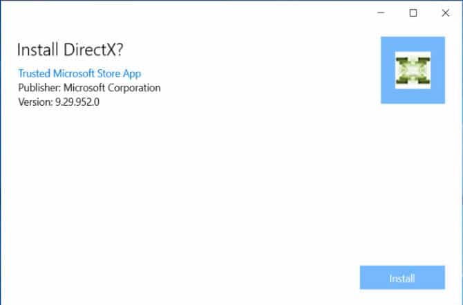 Install DirectX