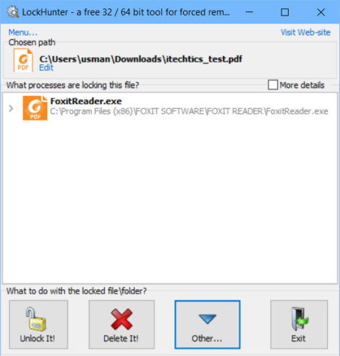 How To Delete, Move, or Rename Files In Use By Another Program 9 LockHunter