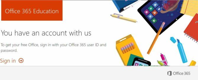 Office 365 Education account verification