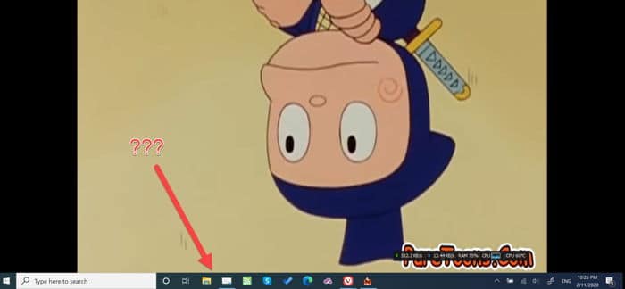 windows 10 taskbar not hiding in fullscreen