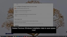 删除以前的Windows安装