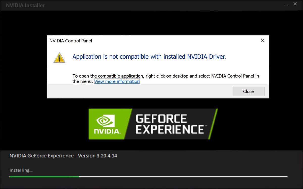 how to instal nvidia control panel windows 10